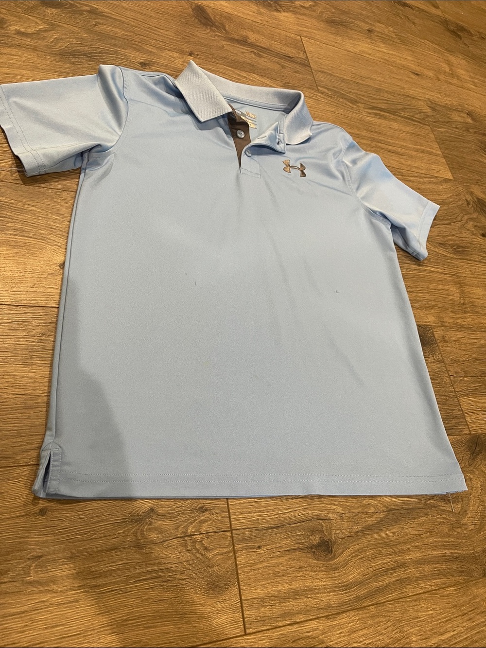 Under Armour Pale Blue Performance Polo